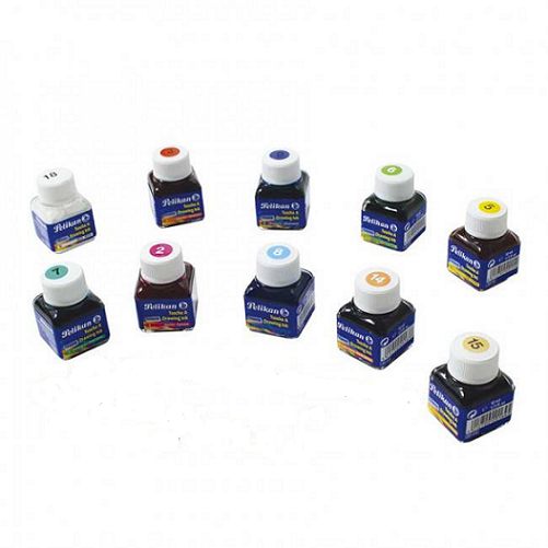 Tinta china PELIKAN, set  de 10x10ml