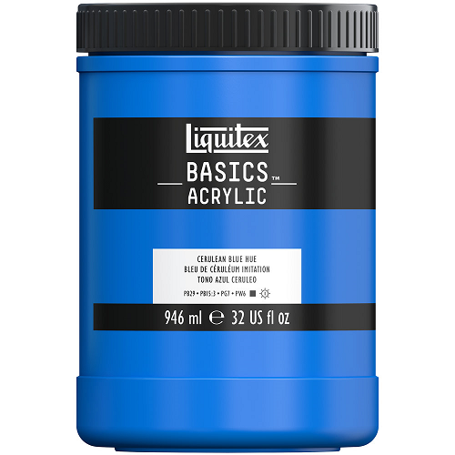 Acrílico LIQUITEX BASICS azul cerúleo 946ml