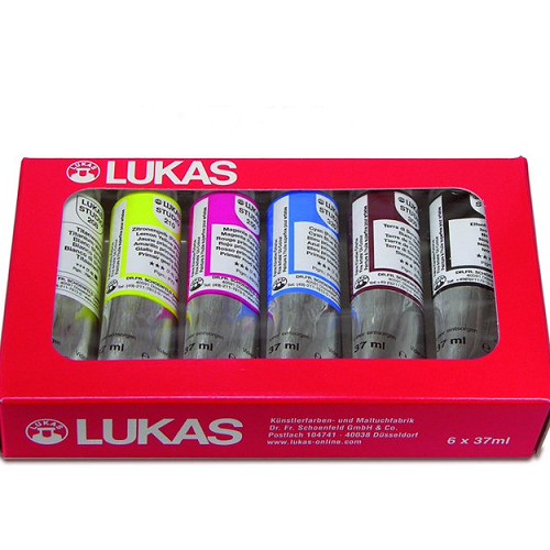 Oleo LUKAS, set de 6 tubos de 37ml