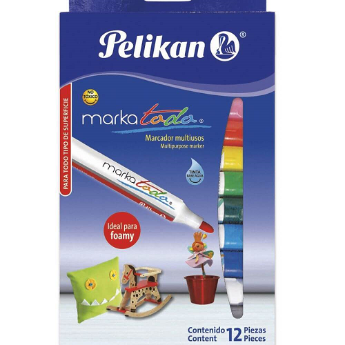 Plumones PELIKAN Markatodo, est. de 12