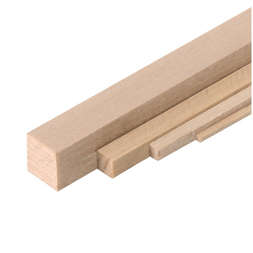 Madera de balsa, varilla 1/8 x1/8 x36