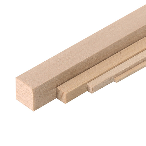 Madera de balsa, varilla 1/2"x1/2"x36"