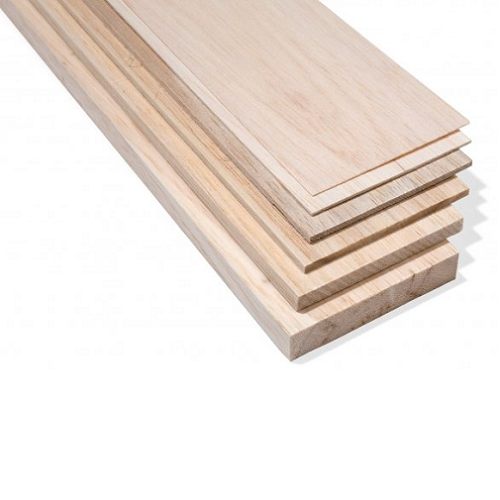 Madera de balsa, hoja 1/8 x2 x36