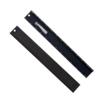 Regla metálica ALUMICUTTER de 12" negra