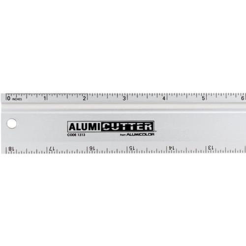 Regla metálica ALUMICOLOR 106cm/42" plat