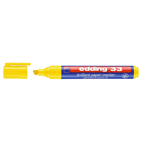 Marcador pigmentado EDDING amarillo