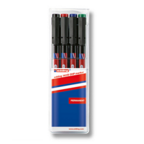 Marcador OHP ancho-pmte. EDDING set de 4