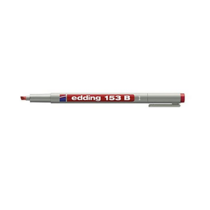 Marcador OHP ancho-sble. EDDING rojo