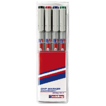 Marcador OHP ancho-sble. EDDING set de 4