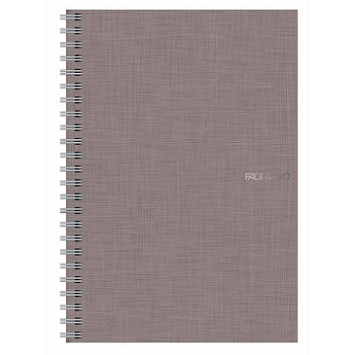 Cuaderno cuadri FABRIANO A4 70h antracit