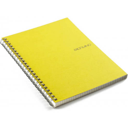 Cuaderno cuadri FABRIANO A5 70h limone