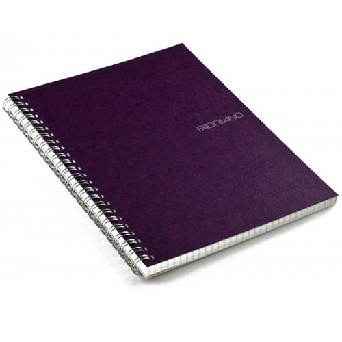 Cuaderno cuadri FABRIANO A5 70h vino