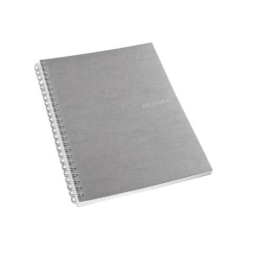 Cuaderno cuadri FABRIANO A5 70h antracit