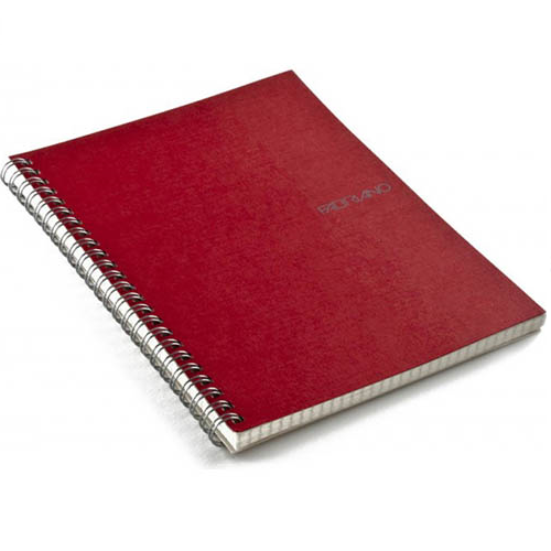 Cuaderno rayado FABRIANO A5 70h lampone