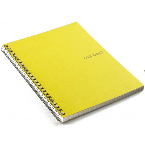 Cuaderno rayado FABRIANO A5 70h limone