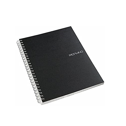 Cuaderno rayado FABRIANO A5 70h nero