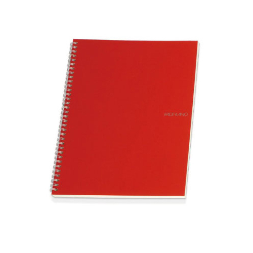 Cuaderno liso FABRIANO A4 70h lampone