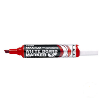 Marcador p/pizarra p.bisel PENTEL rojo