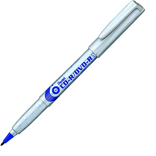 Marcador para CD y DVD PENTEL azul