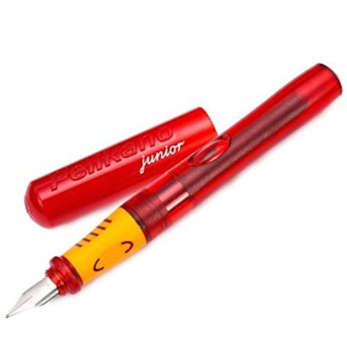 Pluma fuente PELIKANO JUNIOR para zurdos roja