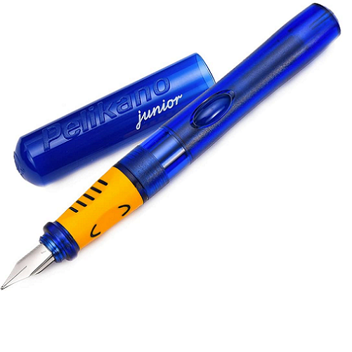 Pluma fuente PELIKANO JUNIOR para zurdos azul