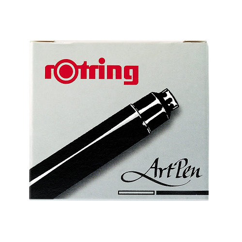 Tinta ROTRING ART PEN negra, cartucho