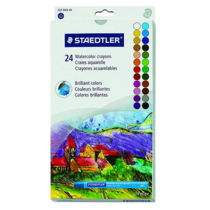 Crayones acuarelables STAEDTLER, caja/24