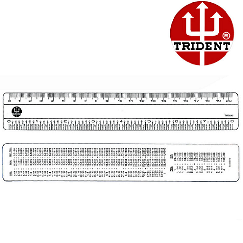 Escalímetro para tornero 8  TRIDENT