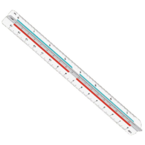 Escalímetro triangular d/bolsillo TRIDEN