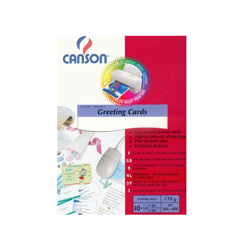 Set de tarjetas presentación Mi-Tein+CD CANSON