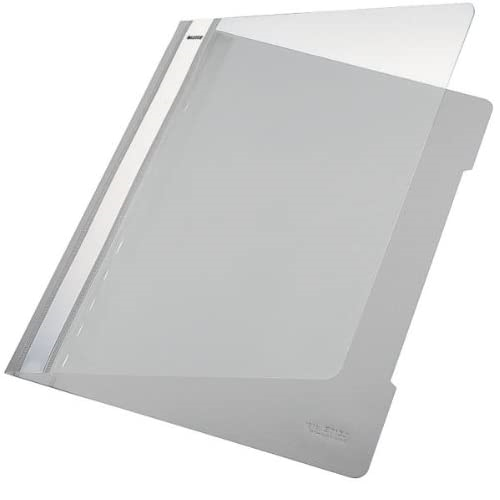 Folder plástico tamaño carta LEITZ gris