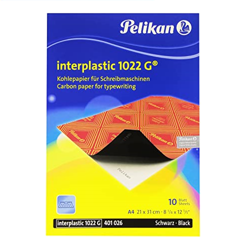 Papel carbón PELIKAN interplastic 10 h