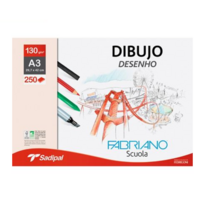 Papel p/dibujo FABRIANO 130g, A4+ (250h)