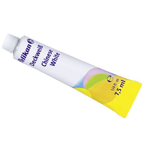 Blanco de china PELIKAN, tubo de  7.5ml