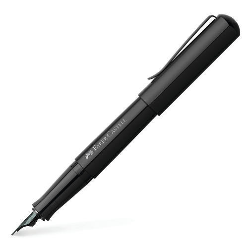 Pluma fuente FABER-CASTELL HEXO negra B