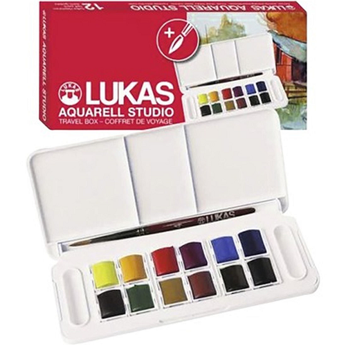 Acuarela LUKAS STUDIO, set d/12 pastilla