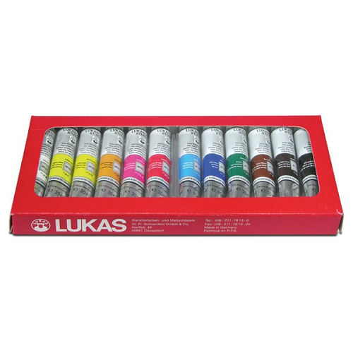 Acrílico LUKAS STUDIO, set 12 tubos 20ml