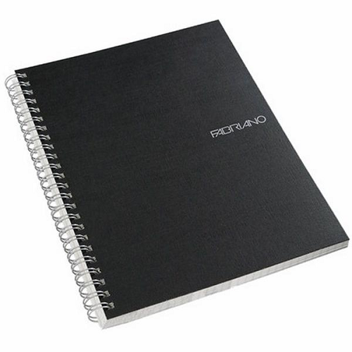 Cuaderno liso FABRIANO A5 70h nero