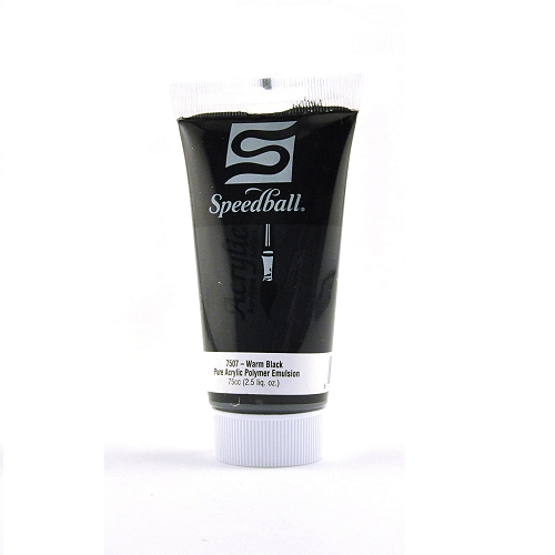 Acrílico SPEEDBALL Negro cálido 75ml