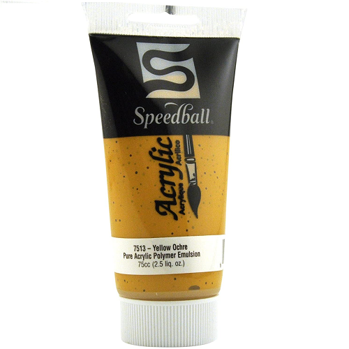 Acrílico SPEEDBALL Ocre amarillo 75ml