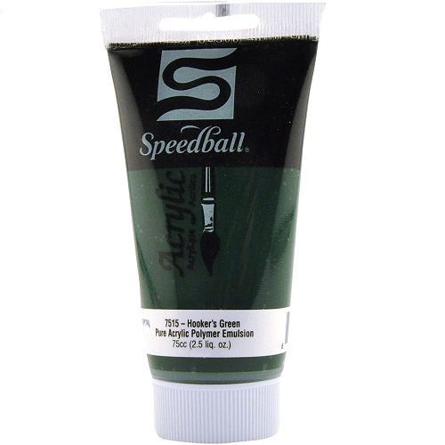 Acrílico SPEEDBALL Verde de Hooker 75ml