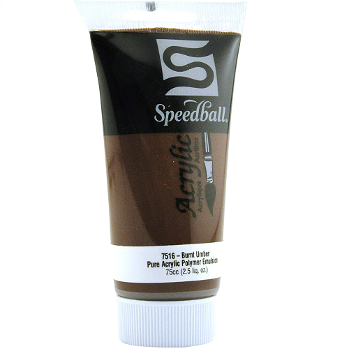 Acrílico SPEEDBALL Sombra tostada 75ml