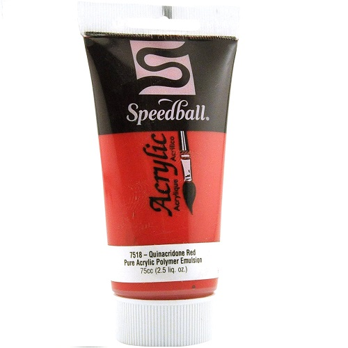 Acrílico SPEEDBALL Rojo quinacridon 75ml