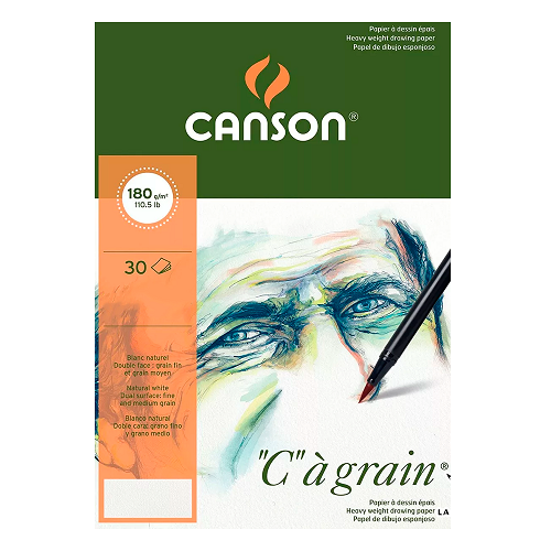 Papel CANSON  C  a grain 180g 30h A4