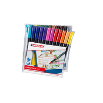 Plumones EDDING colourpen fine, set/24