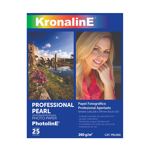 Papel foto aperlado KRONALINE 280g 8½x11