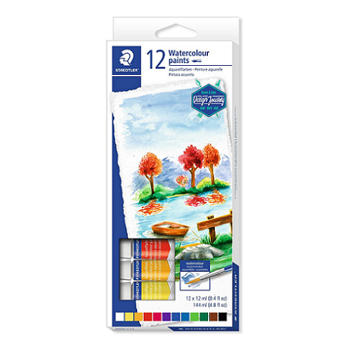 Acuarela STAEDTLER, set 12 tubos de 12ml