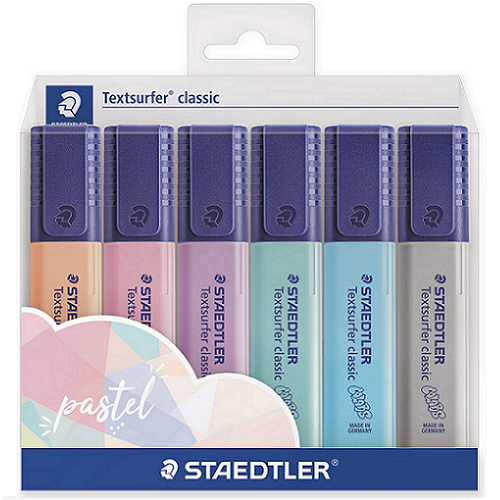 Resaltador de texto STAEDTLER, set de 6