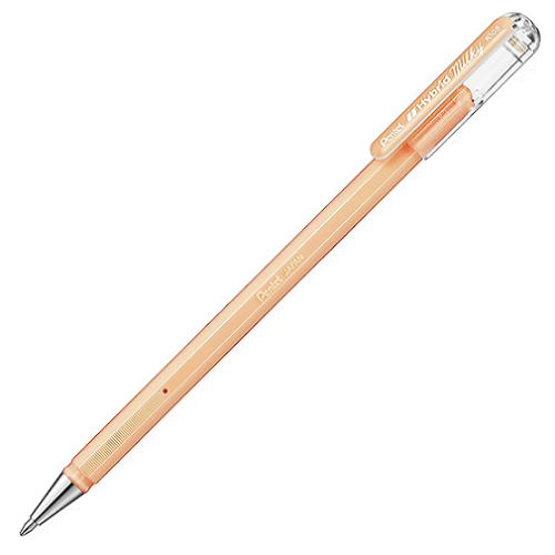 Bolígrafo PENTEL HYBRID MILKY naranja