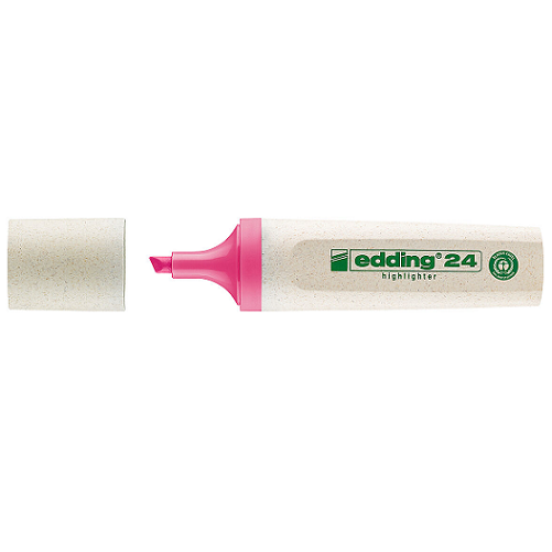 Resaltador EDDING EcoLine, rosado